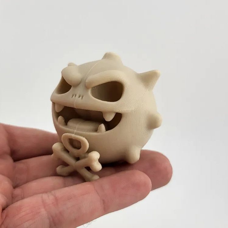 3D Printing Examples - 포켓몬 골격 화석 피규어 모델 3D