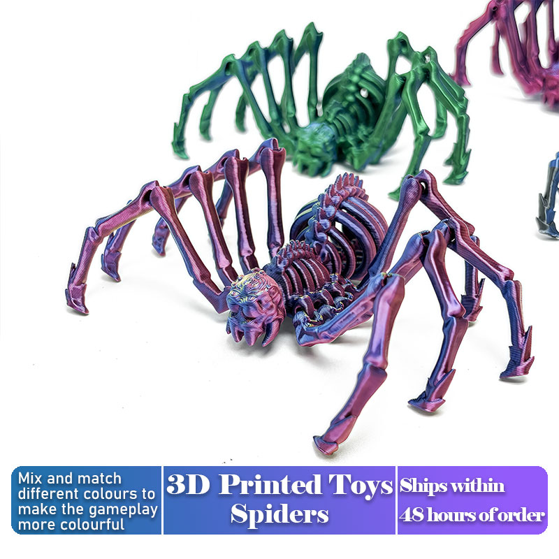 3D Printing Household Items - 관절이 움직이는 3D 프린팅 거미 모형,