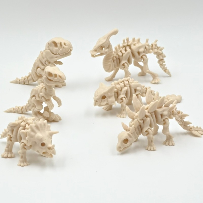 3/6개 3D 프린팅 골격 공룡 동물 전신 관절 가동식 - 3D Printing Household Items 리뷰 및 가격