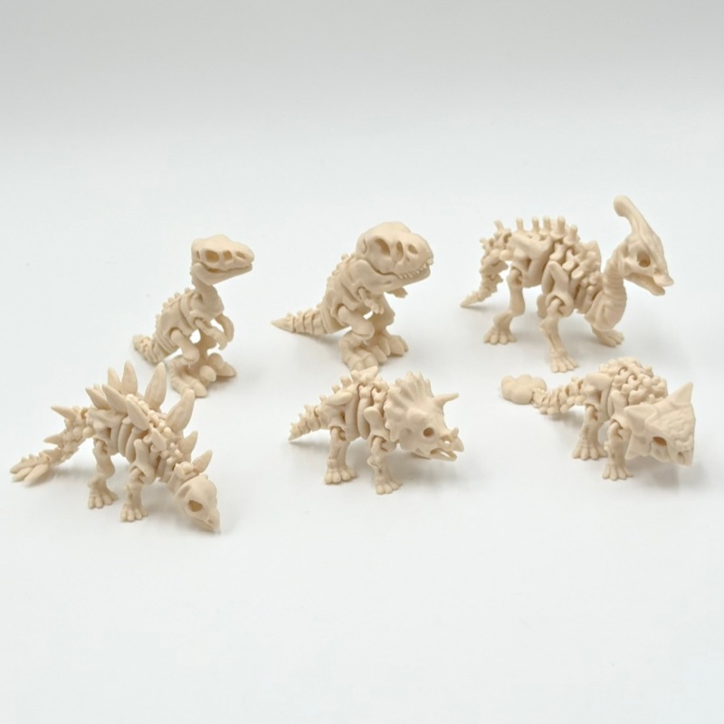 3/6개 3D 프린팅 골격 공룡 동물 전신 관절 가동식 - 3D Printing Household Items 리뷰 및 가격