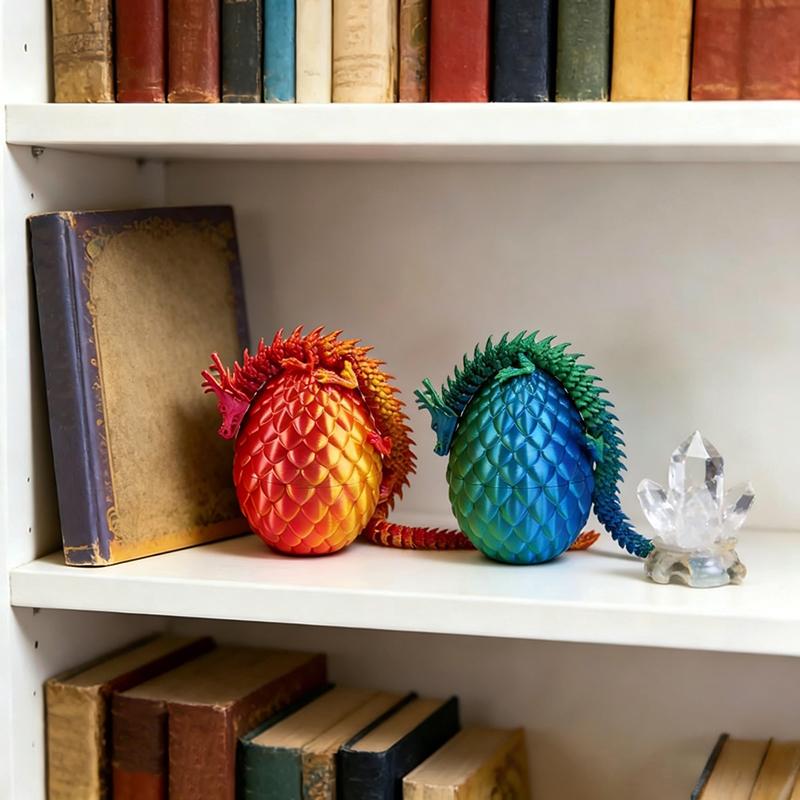 3D 프린팅된 30cm 드래곤 알과 관절형 드래곤 모델 - 3D Printing Household Items 리뷰 및 가격
