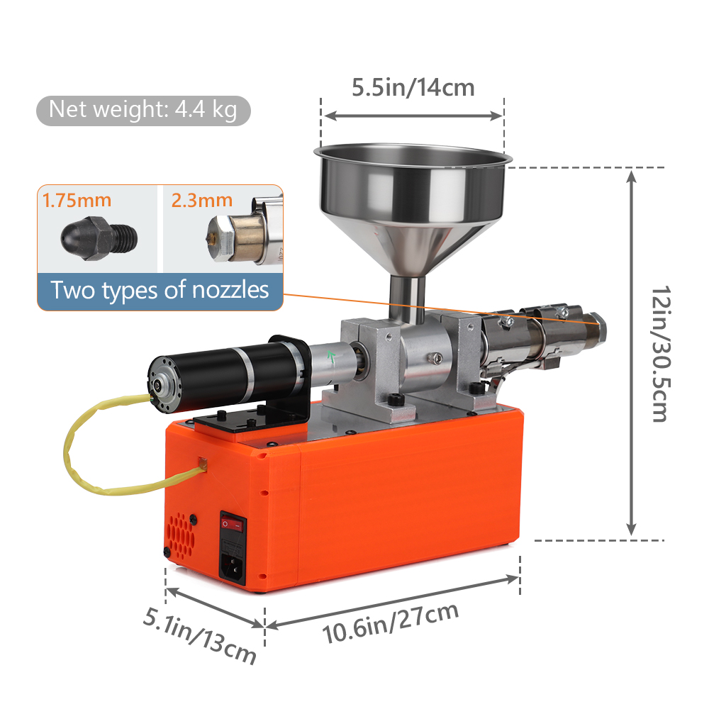 데스크탑 소형 단축 스크류 플라스틱 압출기 (3D 프린 - 3D Printer Extruder 리뷰 및 가격