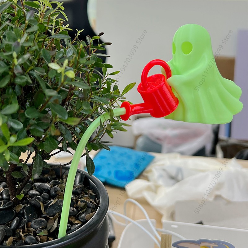 야광 유령 식물 장식, 물뿌리개 장식이 있는 3D 프린 - 3D Printing Examples 리뷰 및 가격
