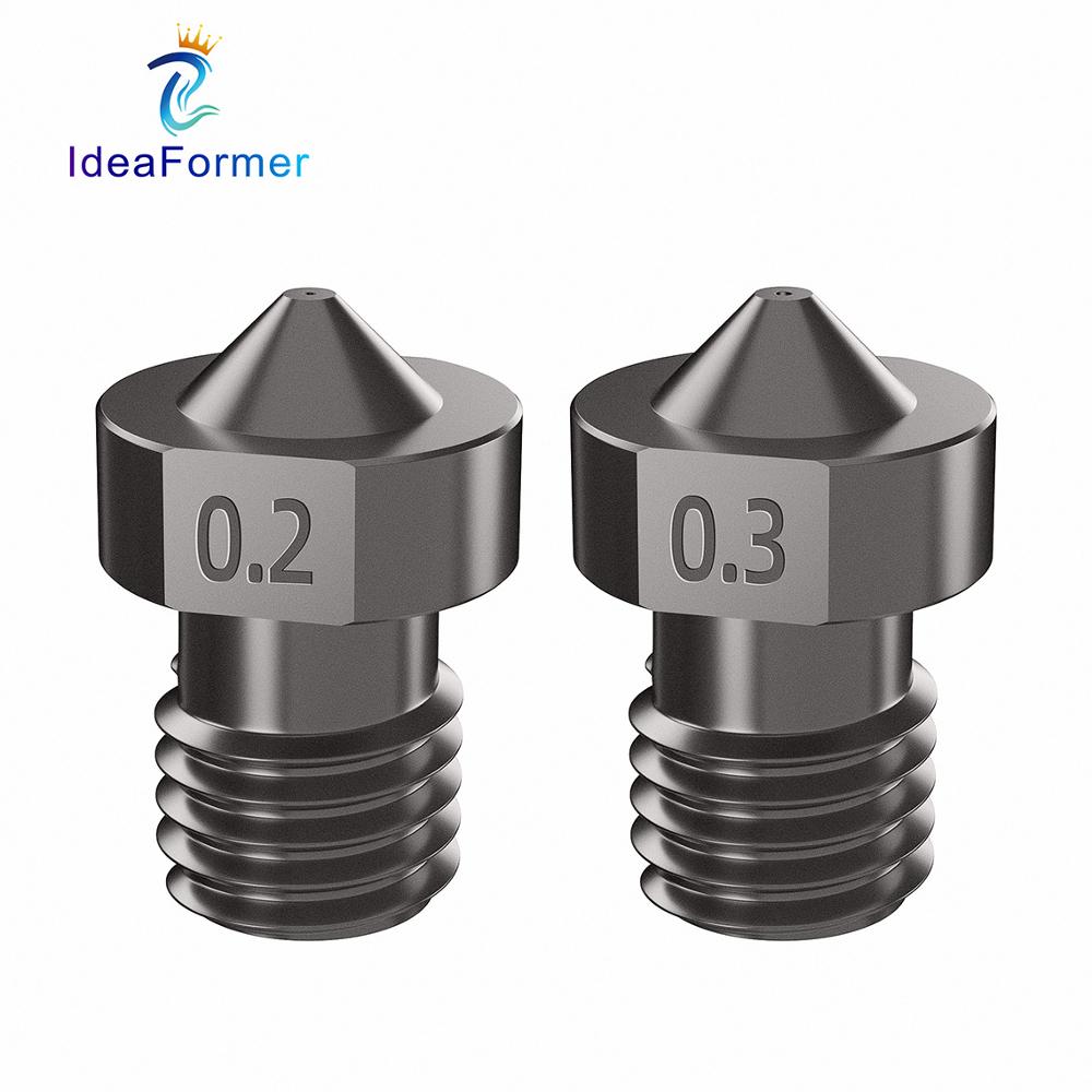 V6 노즐 경화강 0.2/0.4/0.6/0.8/1mm  - 3D Printing Titanium 리뷰 및 가격