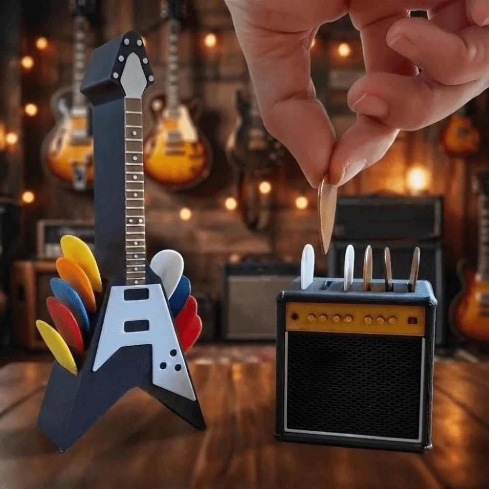 레트로 기타 피크 홀더 3D 프린팅 스피커 기타 디자인 - 3D Printing Guitar 리뷰 및 가격