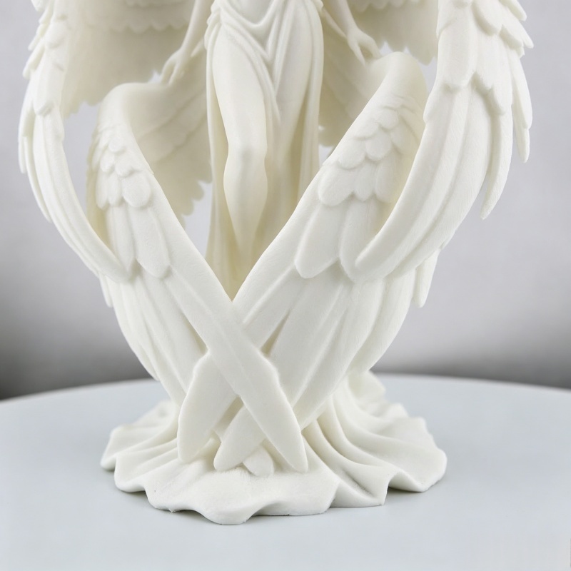 3D 프린팅된 여섯 날개 천사 조각상 PLA 피규어 D - 3D Printing Household Items 리뷰 및 가격