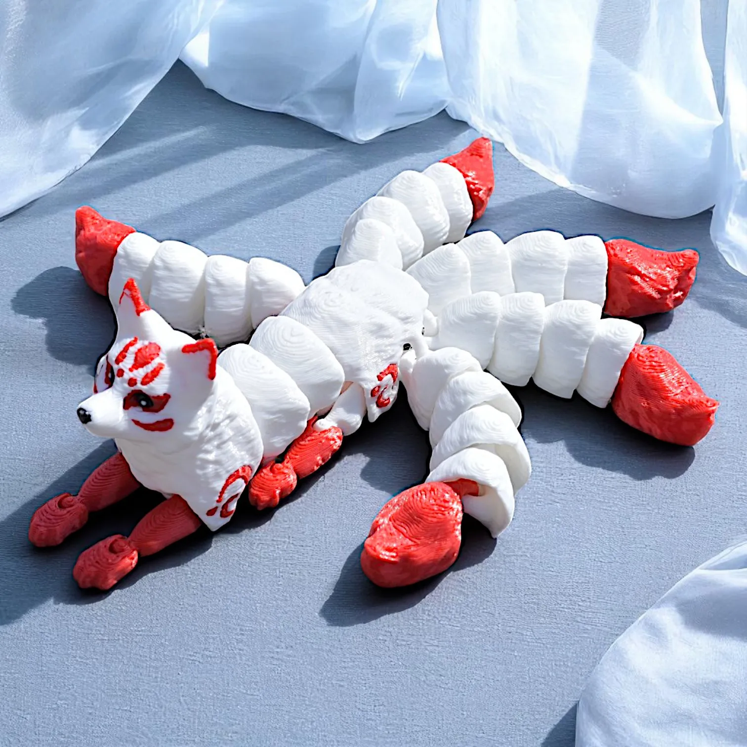 3D 인쇄 여우 장식 동물 모델 관절 움직일 수있는 다 - 3D Printing Household Items 리뷰 및 가격