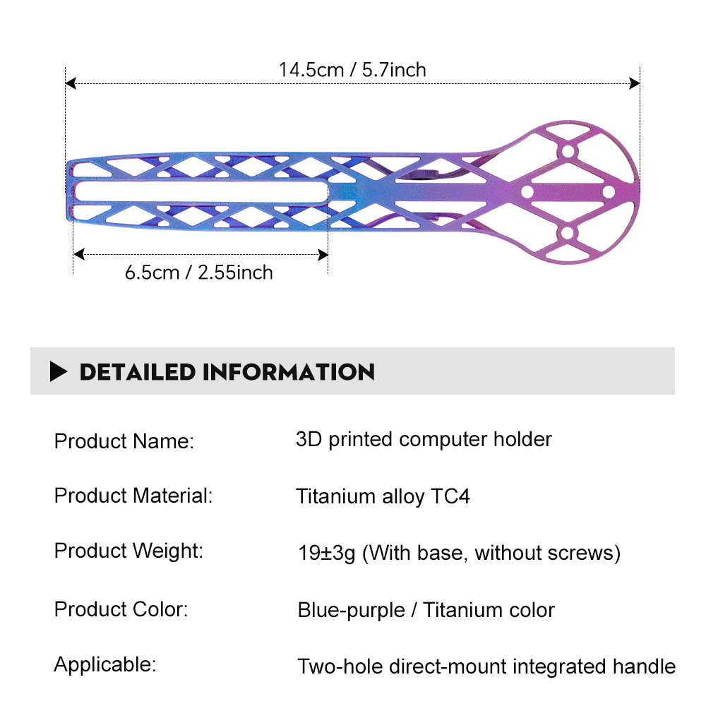 TOSEEK 티타늄 합금 3D 프린팅 자전거 컴퓨터 확 - 3D Printing Titanium 리뷰 및 가격