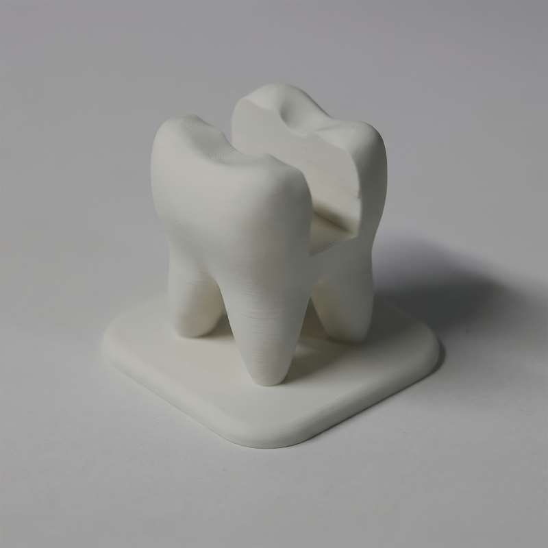3D 프린팅된 치아 모양 명함 홀더 치과 진료소 접수  - 3D Printing Examples 리뷰 및 가격